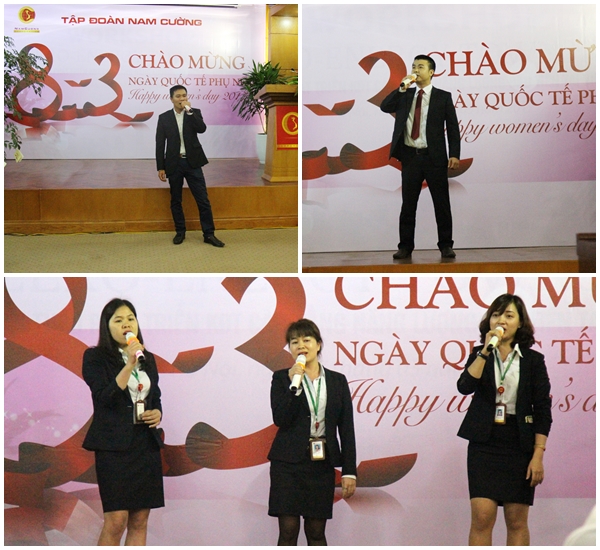 Lời ca tiếng hát của các CBNV Tập đoàn Nam Cường đã góp phần làm cho buổi lễ thực sự trở nên ý nghĩa
