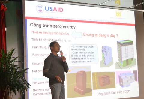 Kiến trúc sư Trần Thành Vũ chia sẻ giải pháp khi xây dựng các khu đô thị Zero Energy