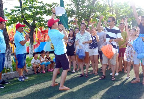 Những tiếng cười sảng khoái trong chương trình Team Building