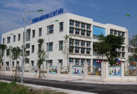 Trường Mầm non Lê Quý Đôn tọa lạc trong Khu đô thị Dương Nội đón chào năm học mới